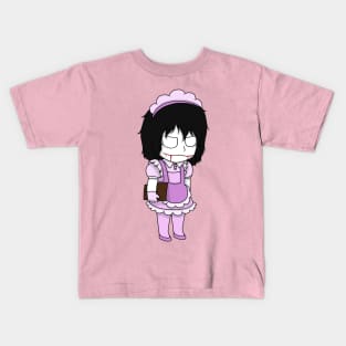 jeff the killer maid chibi Kids T-Shirt